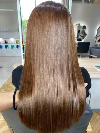 セミロング 中村一樹/髪質改善/ 艶髪/艶カラー/美髪のヘアスタイル