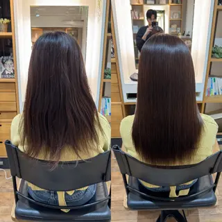 セミロング afloatkobe所属・美髪/髪質改善 川口凌弥のヘアスタイル