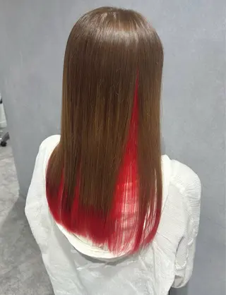 ロング カラー 唐澤 千尋のヘアスタイル