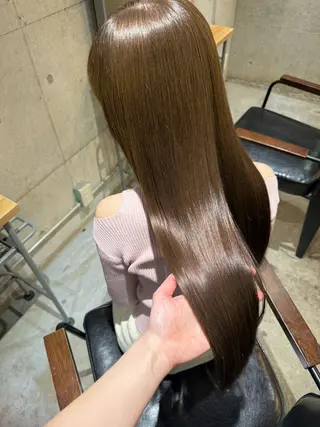 ロング カラー キッズ 艶髪/ハイトーン /masami🩵のヘアスタイル