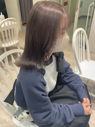 ミディアム カラー miyu /大阪美容室のヘアスタイル