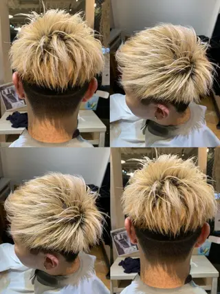 ショート カラー パーマ メンズ 🔥メンズパーマ特 化🔥渡辺一翔🔥のヘアスタイル