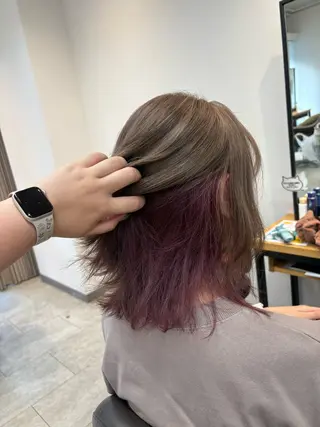 ミディアム neaf 六本木店所属・六本木🫧パーマ 望月彩音のヘアスタイル