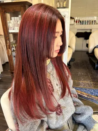 ロング カラー DiMPlE  ディンプル所属・🌸スタイリスト 山浦美恵のヘアスタイル