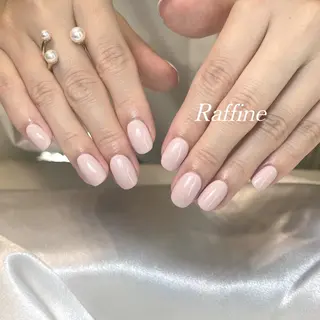 ネイル RAFFINE 月🦋🩵のネイルデザイン