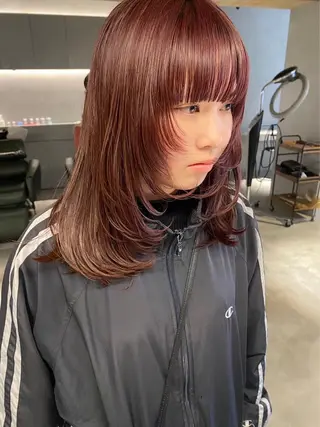 ロング 大石 明葉のヘアスタイル