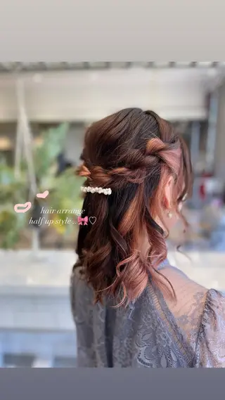 ミディアム 荒木美紅 /熊谷美容室のヘアスタイル