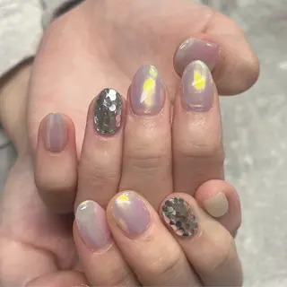 ネイル 【Zina京都駅前】 きぬがわ らむのネイルデザイン