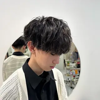 メンズ 太我/フェザーパーマ /ニュアンスパーマのヘアスタイル