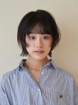 ショート カラー KANO🌷 ブリーチなしカラーのヘアスタイル