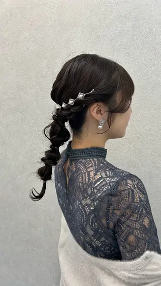 ヘアアレンジ sita stylist　あみのヘアスタイル