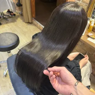 ロング カラー 髪質改善/縮毛矯正 💜COCORO💜のヘアスタイル