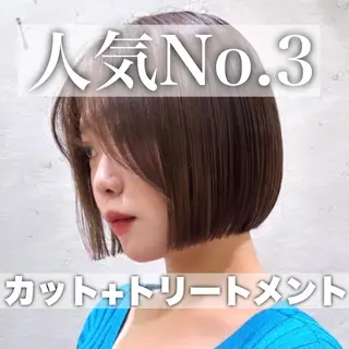 ショート 莉乃/縮毛矯正/髪質 改善/艶カラーのヘアスタイル