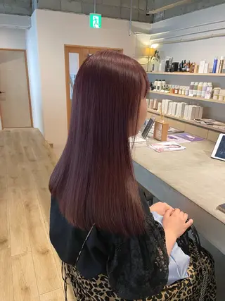 カラー まとい  ︎︎のヘアスタイル