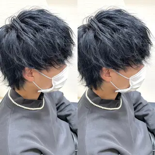 カラー メンズ MEN'S/パーマ/ ハイトーン🎨英吉のヘアスタイル