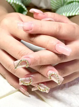 セミロング ネイル まり りぃ〜んのネイルデザイン