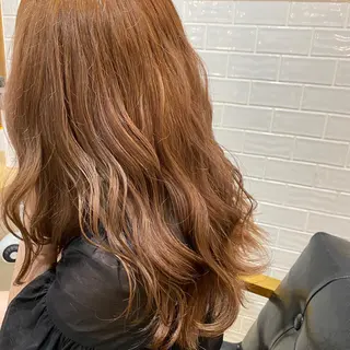 ロング カラー 艶カラー/韓国顔周り 🎀mamiのヘアスタイル