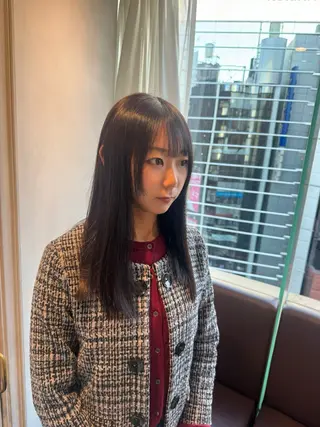 ロング 透明感カラー💜 モテ髪 空陽💙のヘアスタイル