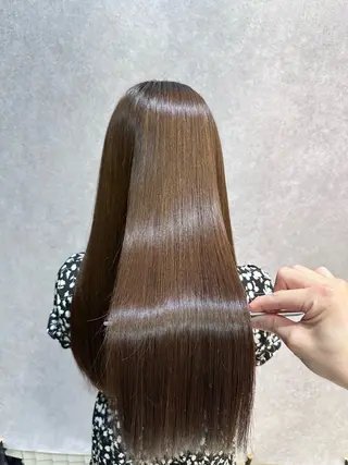 ロング 🔸縮毛矯正/髪質 改善カラー石崎🔸のヘアスタイル