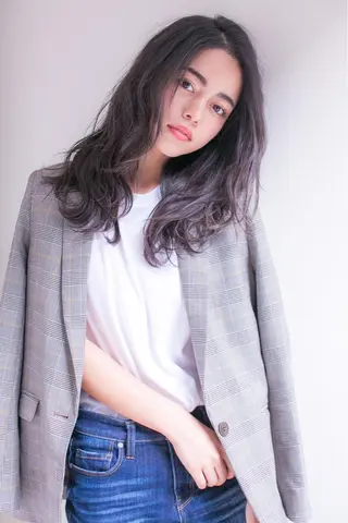 セミロング 髪質改善縮毛矯正 リピートNo.1米倉のヘアスタイル