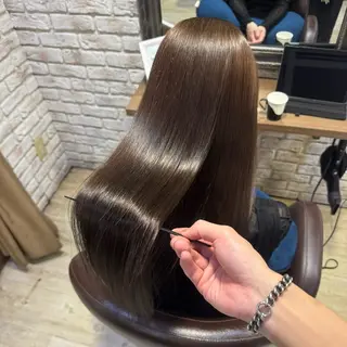 ロング カラー 髪質改善/縮毛矯正 💜COCORO💜のヘアスタイル