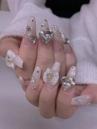 ネイル 長さだし専門店 M2　rikaのネイルデザイン