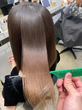 ミディアム ヘアアレンジ 🌈本物の髪質改善 森田涼平のヘアスタイル