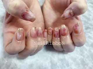 ネイル ネイルリボン 石田のネイルデザイン