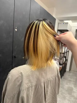 ミディアム 藤原 凜香のヘアスタイル