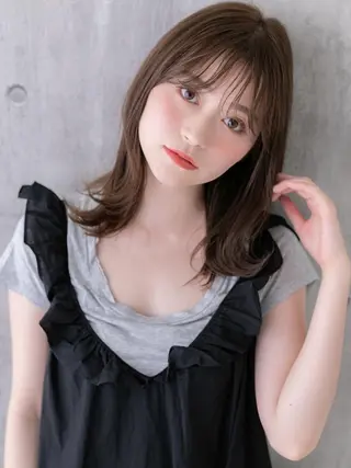 ミディアム 井田 勇馬のヘアスタイル