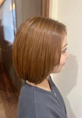 ショート 🫧ブリーチ×透明感 カラー🎀ココカラのヘアスタイル