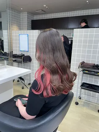 ロング カラー ヘアアレンジ 💗横浜美容室 💗HARUNAのヘアスタイル
