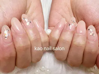 ネイル kao nail マグネット/長さだしのネイルデザイン