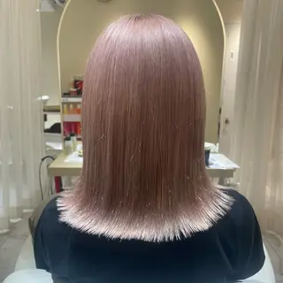 ミディアム マホ/日吉/髪質改善 /レイヤー/ガーリーのヘアスタイル