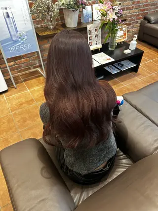 ロング カラー 和田 楓のヘアスタイル