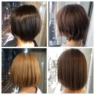 ショート カラー 髪質改善＆ブリーチ 伊勢　祐一郎のヘアスタイル