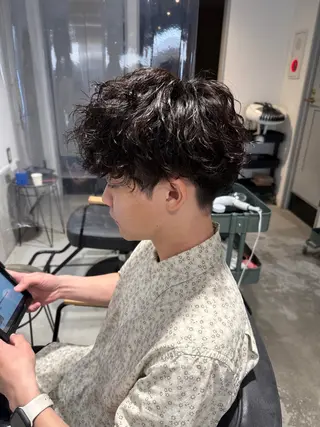 ショート パーマ メンズ メンズカットパーマ ✂️ JOYAのヘアスタイル