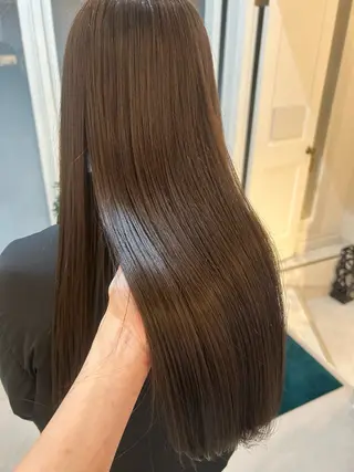 ロング カラー CIEL大名店 Aujua認定サロン【シエル】所属・お顔周り/透明感 カラー/mei/大名のヘアスタイル