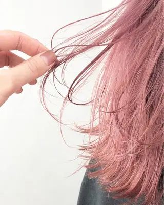 ミディアム カラー ラベンダーカラー＆ ミルクティー太田のヘアスタイル