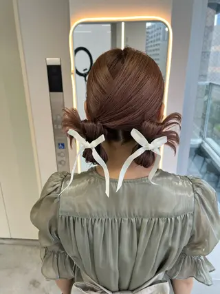 セミロング maya レイヤーカットのヘアスタイル