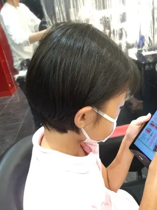 ショート Annon プライベートサロンのヘアスタイル