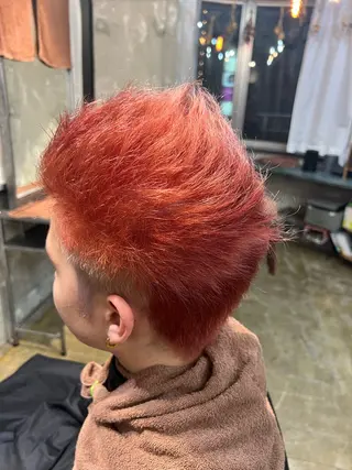 カラー ルシ🌈/ハイトーン デザインカラー/町田のヘアスタイル