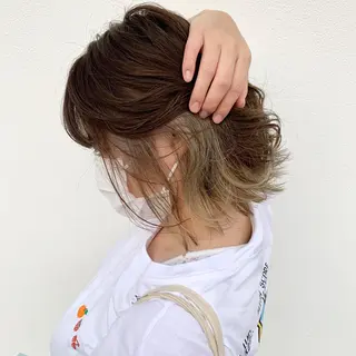 カラー 水戸/ブリーチカラー ♠️♠️會澤遼真のヘアスタイル