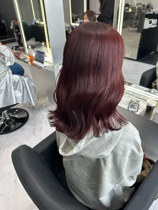 ミディアム CS made by SHACHU 栄所属・中村 さきのヘアスタイル