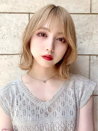 ミディアム カラー 市原 大翼のヘアスタイル