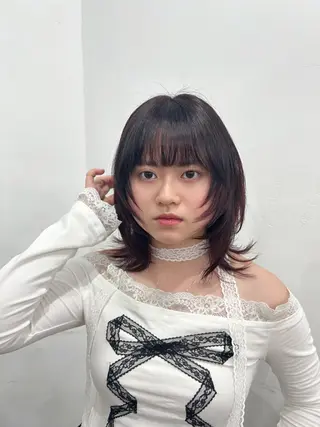 ミディアム Morimoto Laryaのヘアスタイル