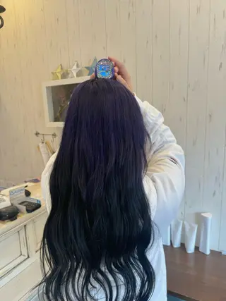 ロング カラー NikeLorange所属・A miのヘアスタイル