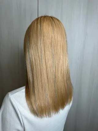 セミロング カラー 🌈ブリーチ コーンロウ🌈ENOのヘアスタイル