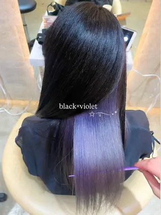 ロング カラー Londespoir所属・川畑 あやかのヘアスタイル