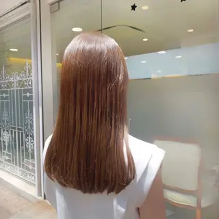 ロング NaVIユウジ ブリーチカラーのヘアスタイル